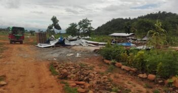 State government destroys houses of illegal settlers in Sihzang forest area sih2