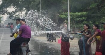 Water Festival in Kalaymyo on 14th April 2017