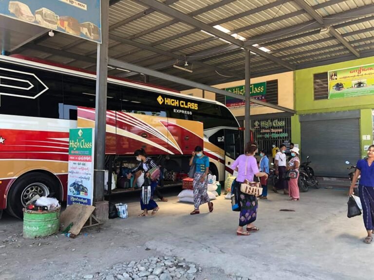 Buses Continue Running in Chin State Despite Nationwide Rise in COVID-19 Cases