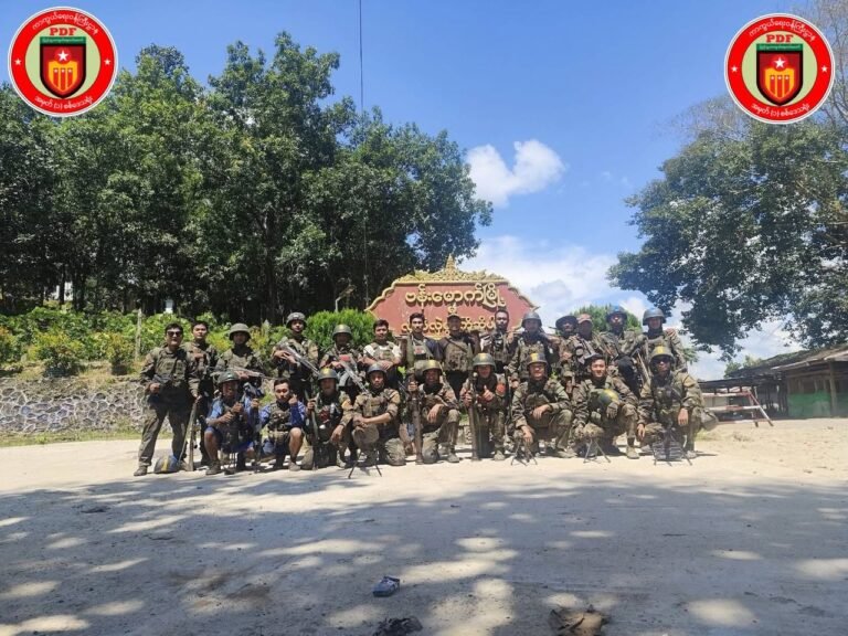 ဗန်းမောက်မြို့ကို ၆ ရက်တာ ထိုးစစ်ဆင်ပြီး သိမ်းပိုက်ဟု NUG ထုတ်ပြန်