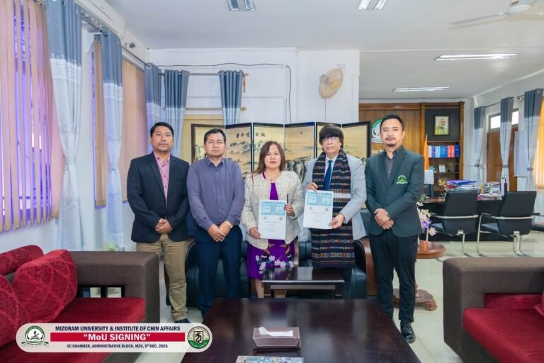 Mizoram University တွင် မြန်မာကျောင်းသားများ Master Program တက်ရောက်နိုင်ရေး ICA နှင့် ၅ နှစ်သက်တမ်း MoU စာချုပ်ချုပ်ဆို