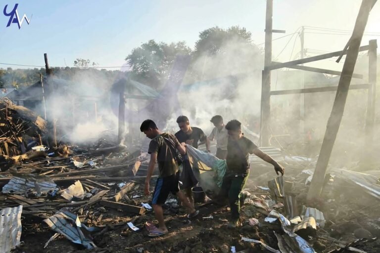 ချင်းမကွေးအစပ်၊ မိအယ်ကျေးရွာ လေကြောင်းတိုက်ခိုက်ခံရပြီး ကလေးငယ် ၂ ဦးအပါအဝင် အမျိုးသမီး ၅ ဦး သေဆုံး