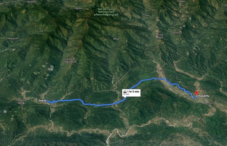 ဆော – ကျောက်ထု – မင်းတပ် လမ်းပိုင်းကို လုံခြုံရေးအခြေအနေကြောင့် ဖြတ်သန်းသွားလာခွင့်ကန့်သတ်