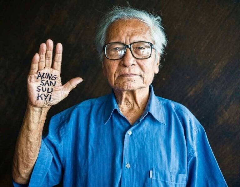 နိုင်ငံရေးအကျဉ်းသားများလွတ်မြောက်ရေး ၁၂ ရက်တာ Blue Shirt Campaign စတင်