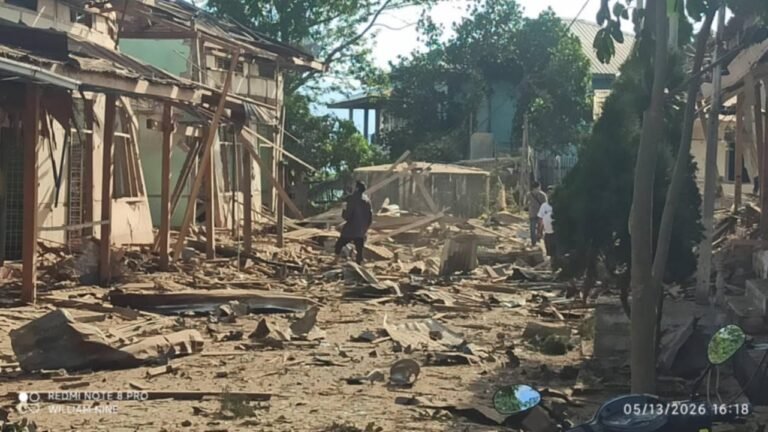 စစ်တပ်က ချင်းတောင်ပိုင်း ထိုးစစ်ဆင်မှုမှာ မြို့များကို လေကြာင်းဗုံးကြဲမှု ၁၀ ရက်အတွင်း ၂၅ ကြိမ် ပြုလုပ်