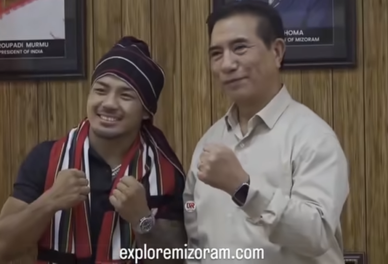UFC ကမ္ဘာ့ ချန်ပီယံ Joshua Van ကို မီဇိုရမ်ဝန်ကြီးချုပ်က တွေ့ဆုံဂုဏ်ပြု၊ Joshua Van ၏ အောင်မြင်မှုကြောင့် မီဇိုးလူငယ်များအတွက် စိတ်ဓာတ်ခွန်အားဖြစ်စေဟုဆို